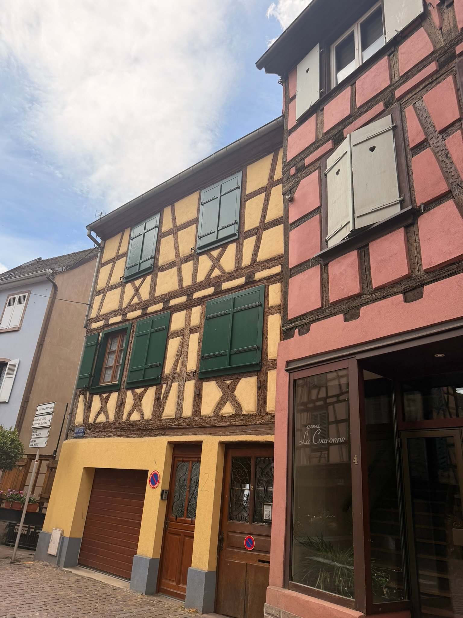Half-timbered houses in Barr