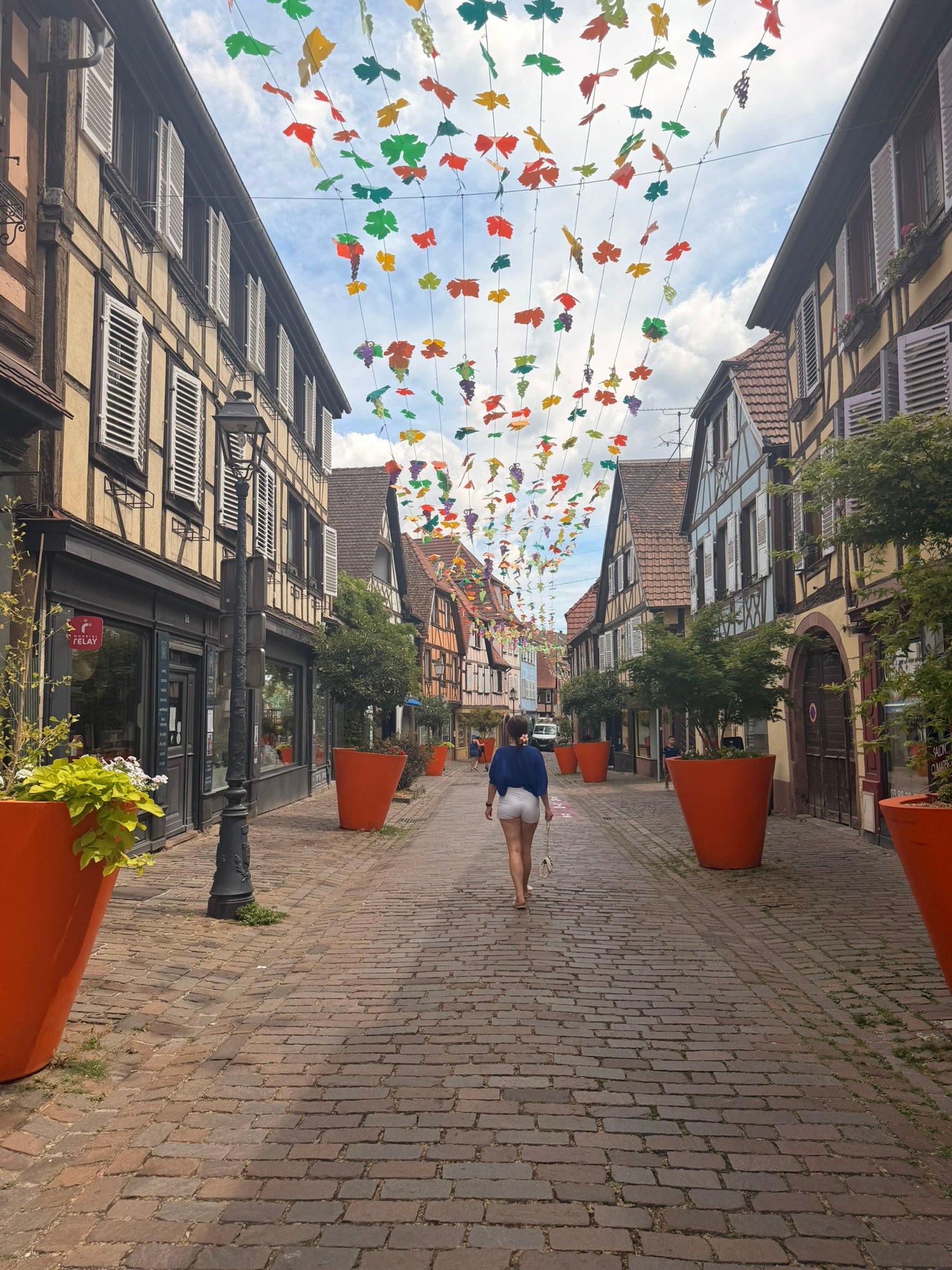 Quiet street in Barr, Alsace