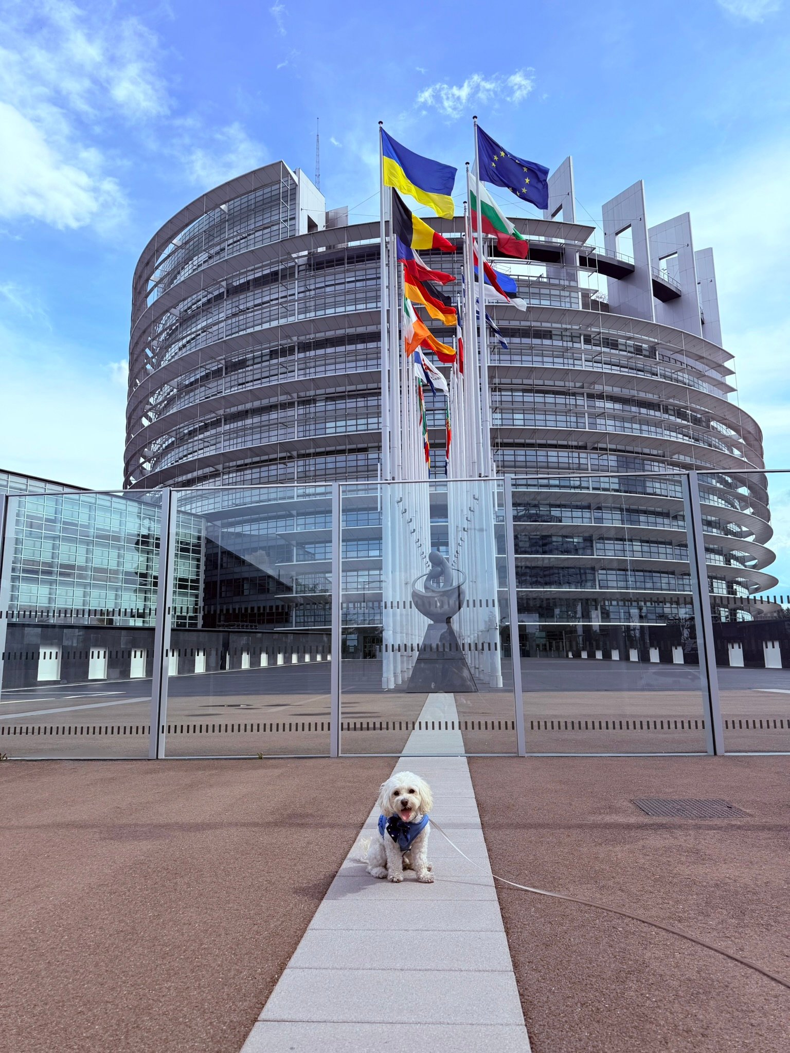 The European Parliament building in Strasbourg