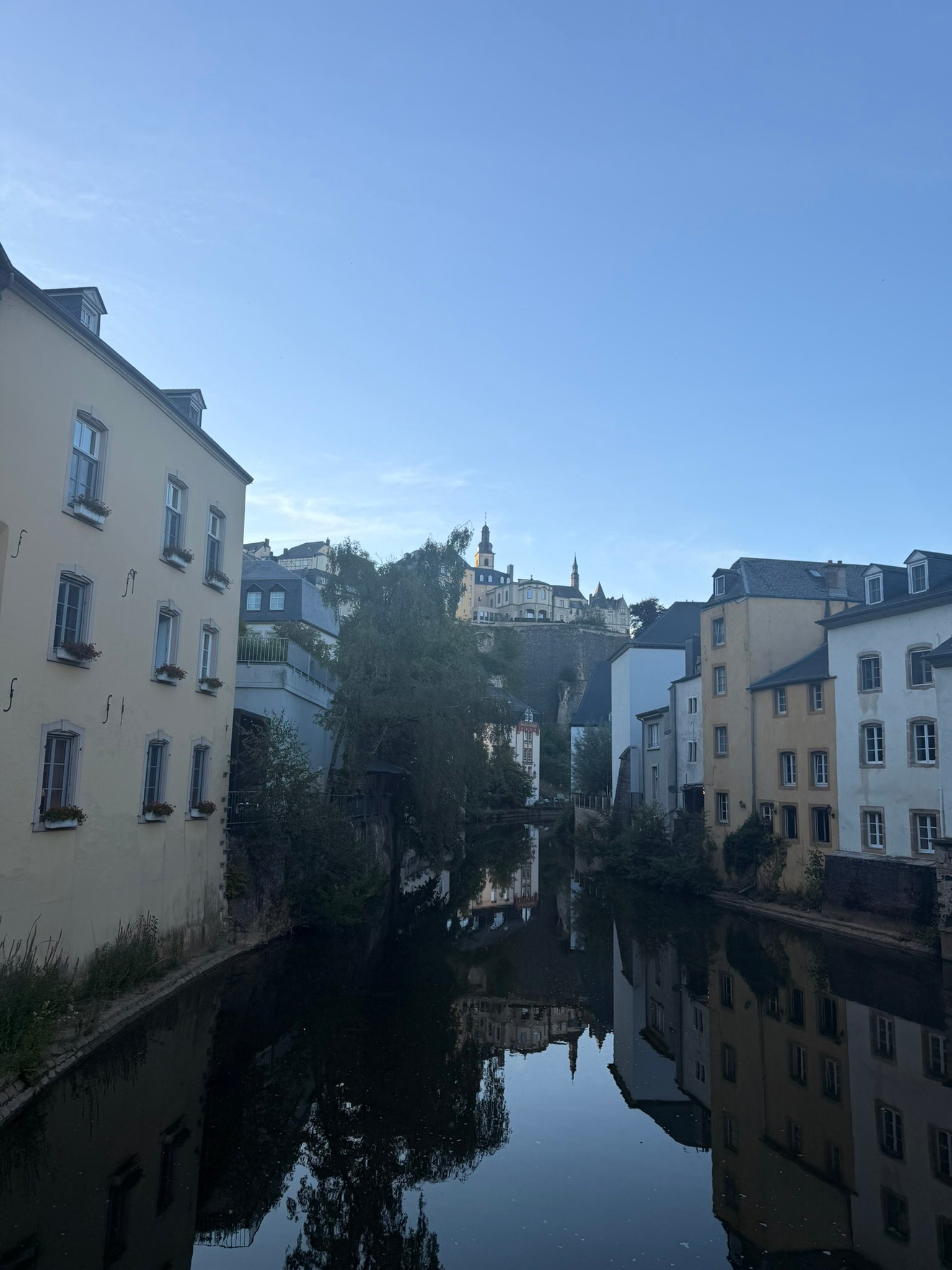 The lower part of Luxembourg City