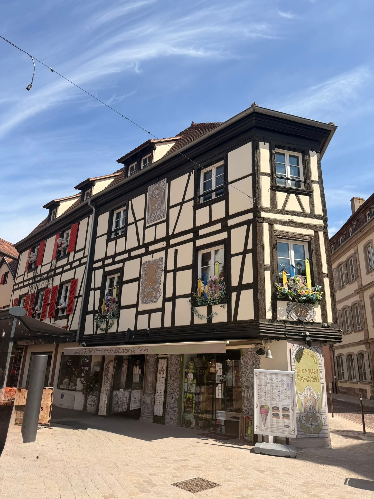 Half-timbered building in Obernai