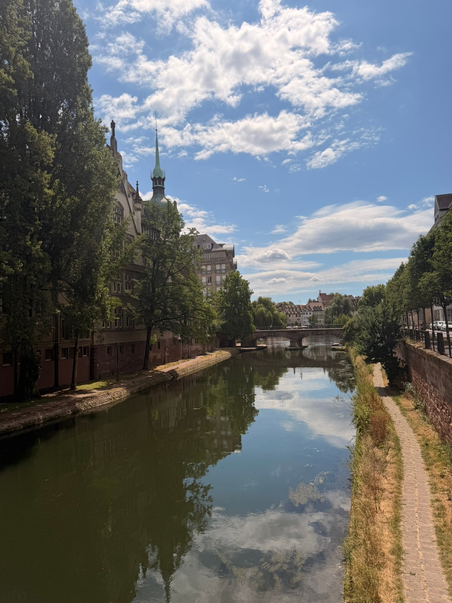 A river just outside Strasbourg's old town