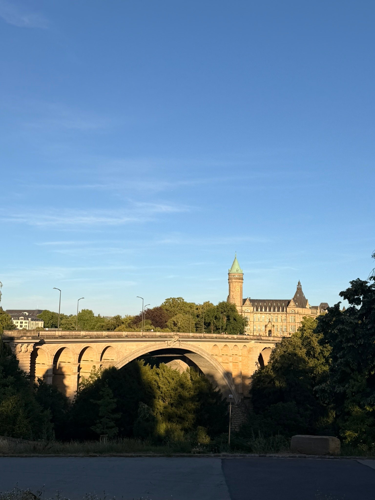 The Adolphe Bridge in Luxembourg City