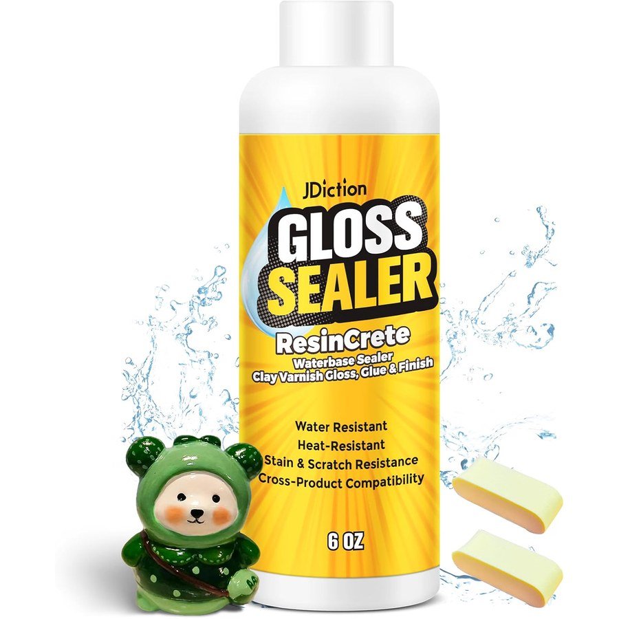 JDiction Air Dry Clay Glaze (Gloss, 177ml)