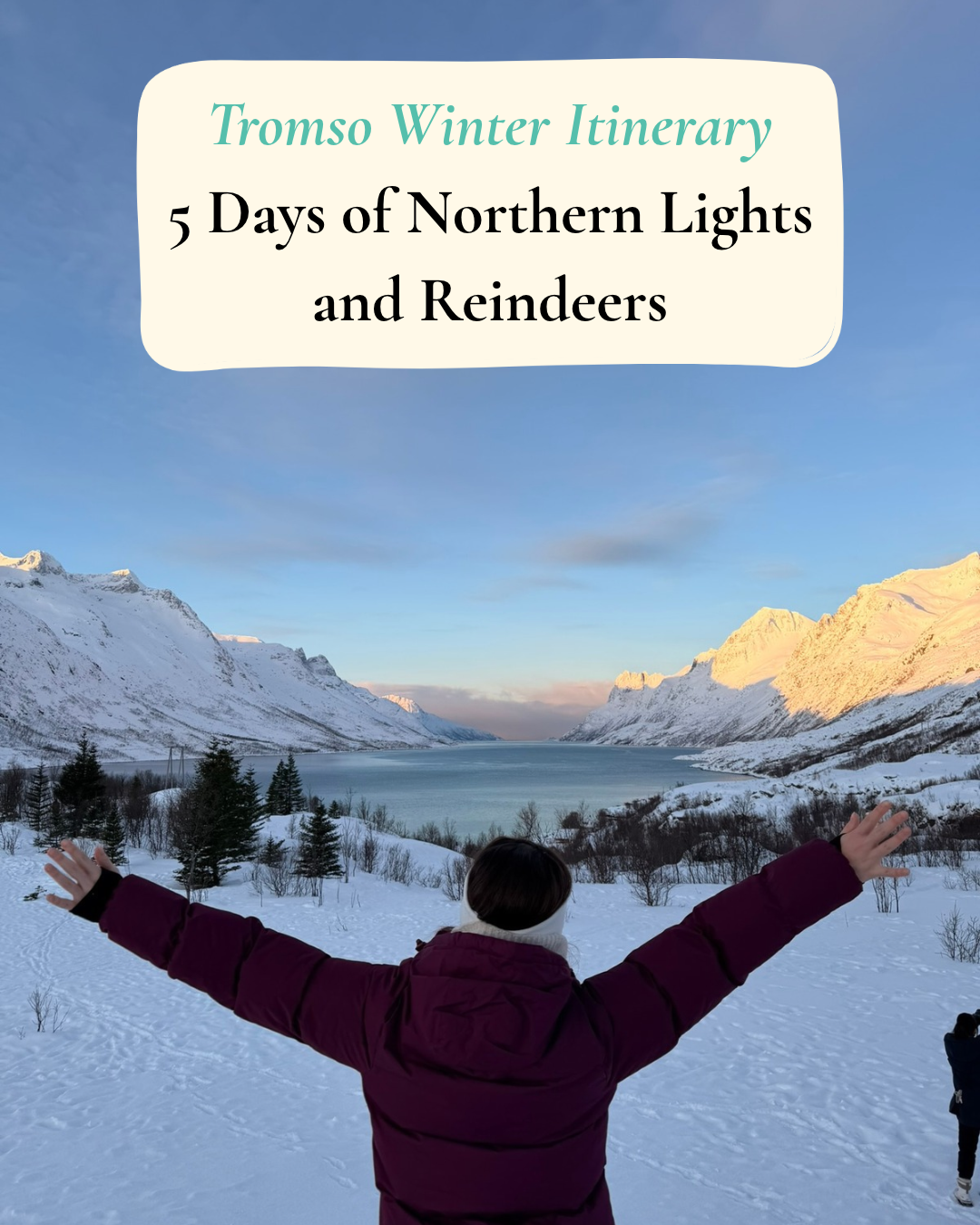 Tromsø winter itinerary cover: northern lights, reindeer and Arctic views