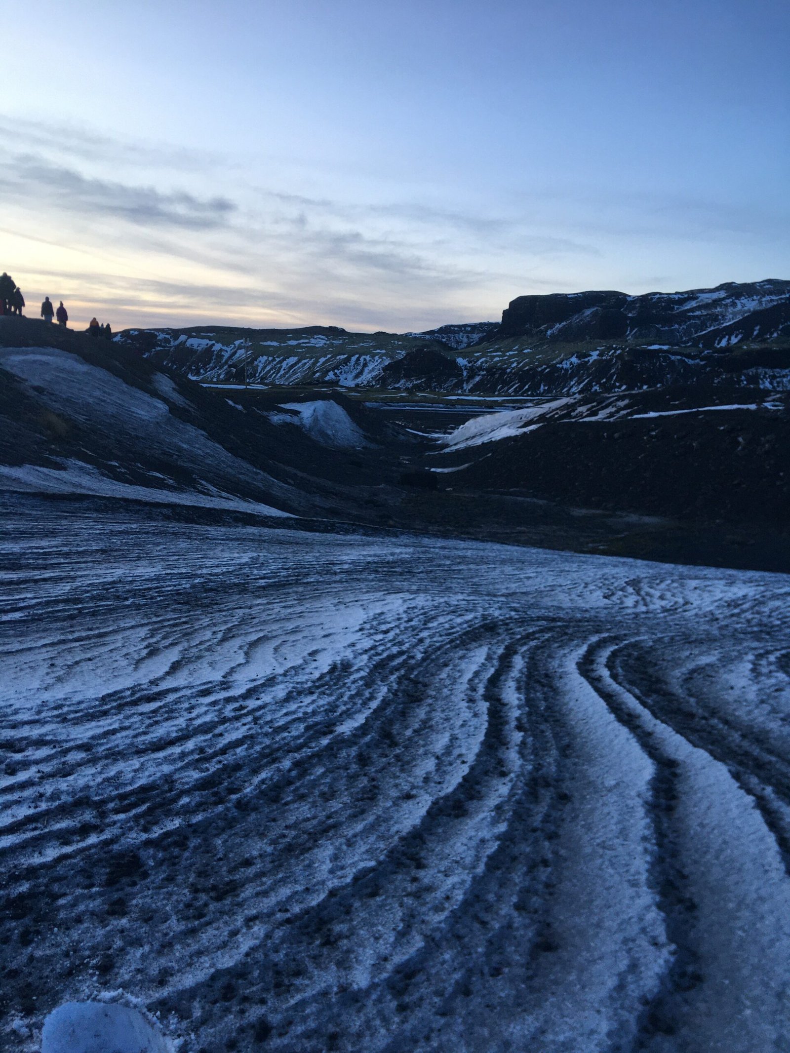 A glacier on the South Coast