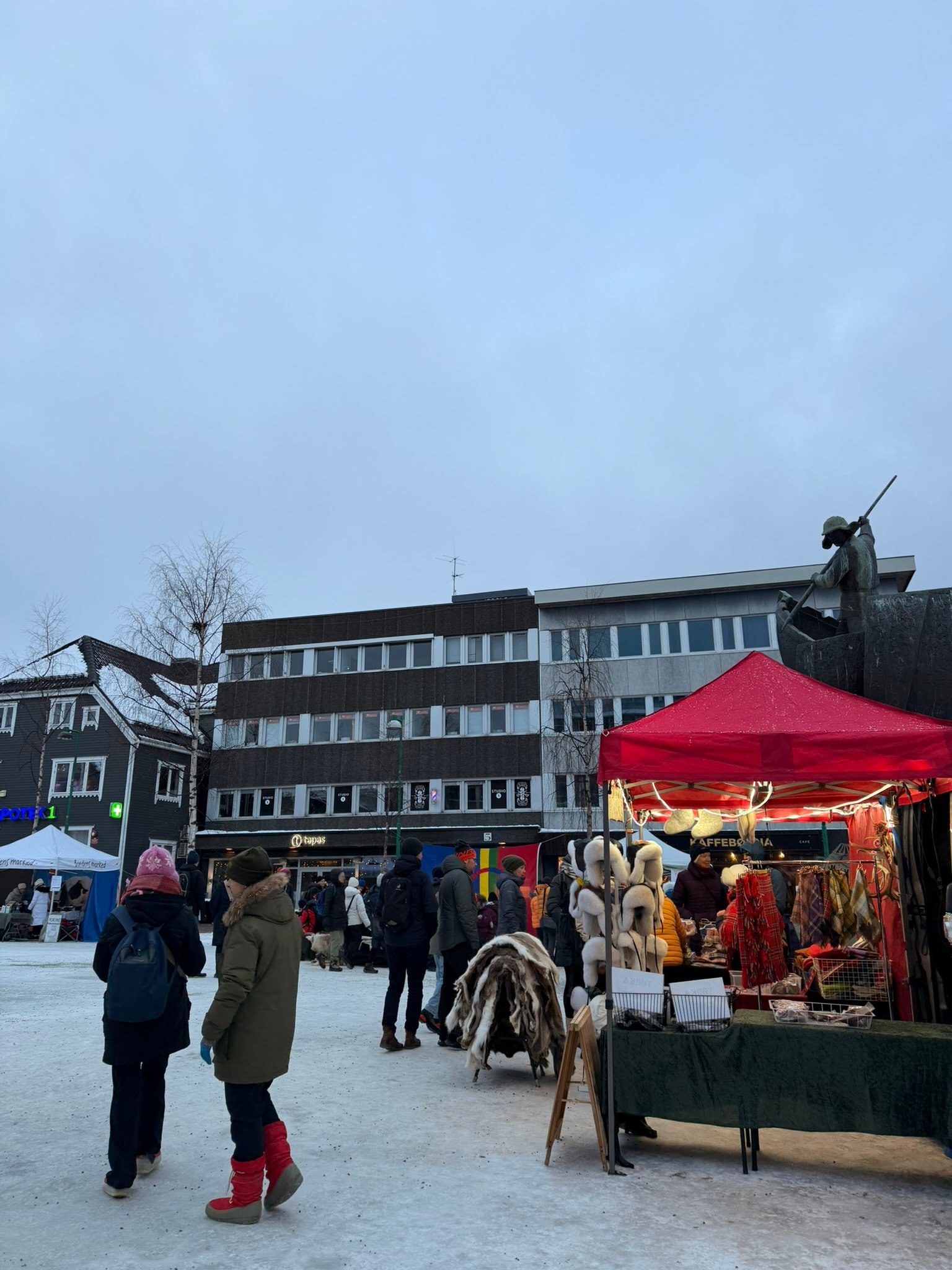 A market in Tromsø