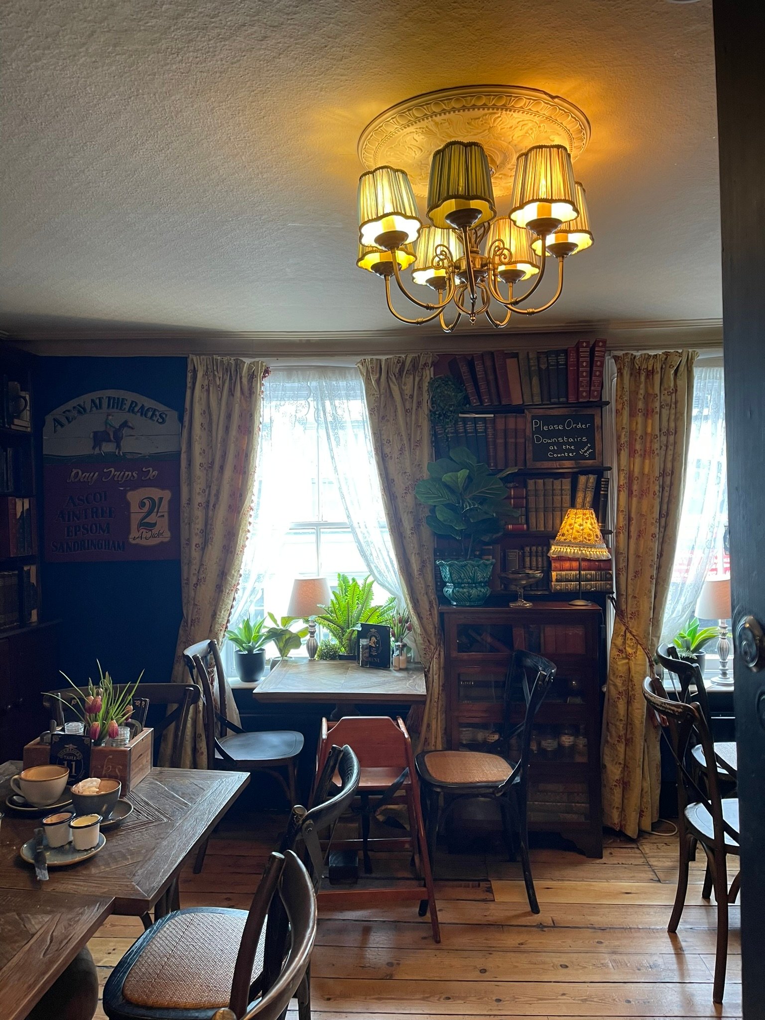 A coffee shop in Whitby